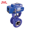 JL900 flanged pneumatic v type ball valve